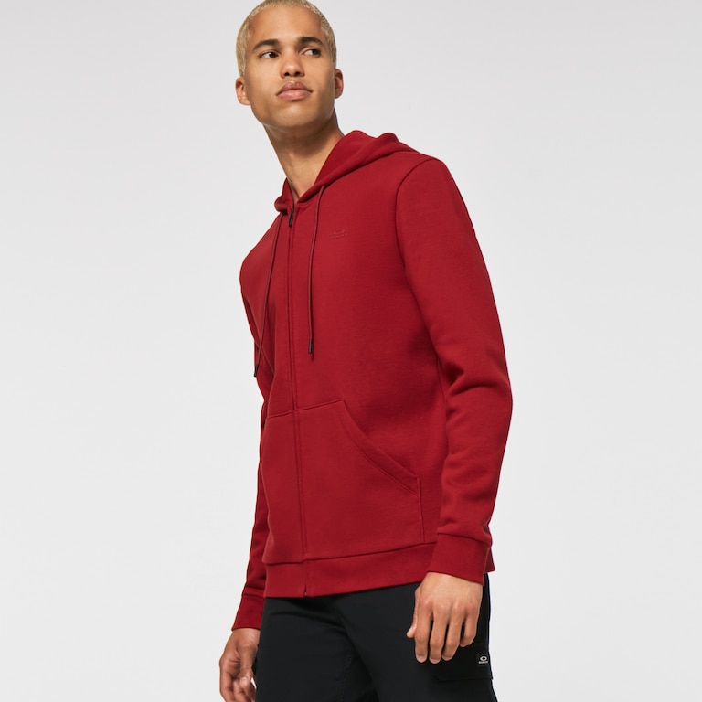 Relax Full Zip Hoodie - Iron Red