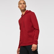 Relax Full Zip Hoodie - Iron Red
