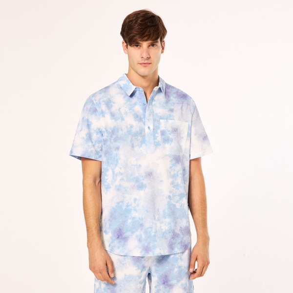 Deco Palms Rc SS Button Down Deco Palms Rc SS Button Down
