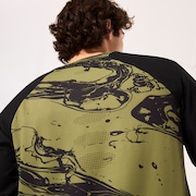 Seeker Airline LS Jersey - Duality Swirl Green/Black