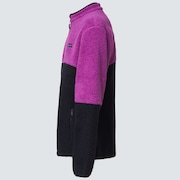 Gradient B1B patch FZ fleece - Blackout/Ultra Purple