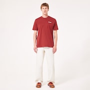Mtl Ringed B1B Tee - Iron Red