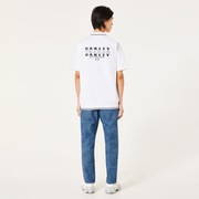 O-Sync Pack Abstract Hem Polo - White