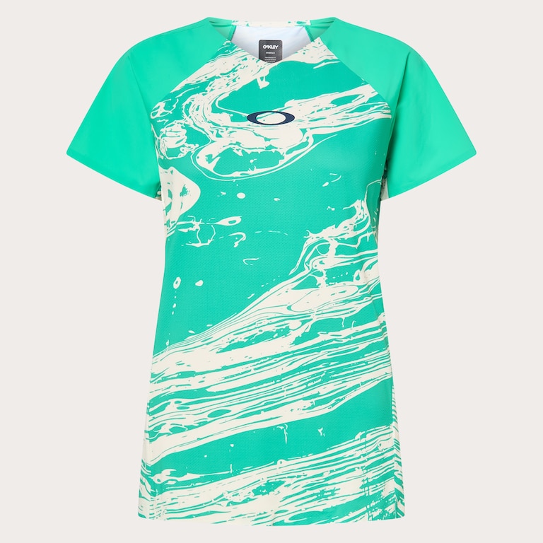 W Seeker Airline SS Jersey - Duality Swirl White/Mint