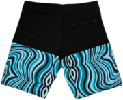 Bermuda Para Água Marbled Block - Blackout