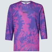 Ride Free 3/4 Jersey - Purple Mountain Td Print
