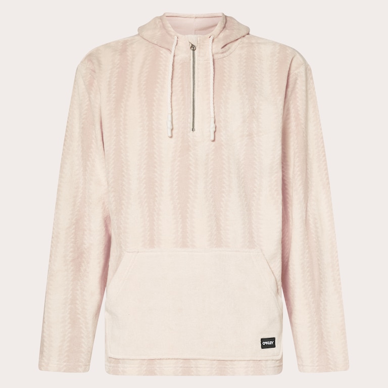 Dawny 1/4 Zip Hoodie - Humus Zig-Zag Print