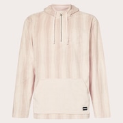 Dawny 1/4 Zip Hoodie - Humus Zig-Zag Print