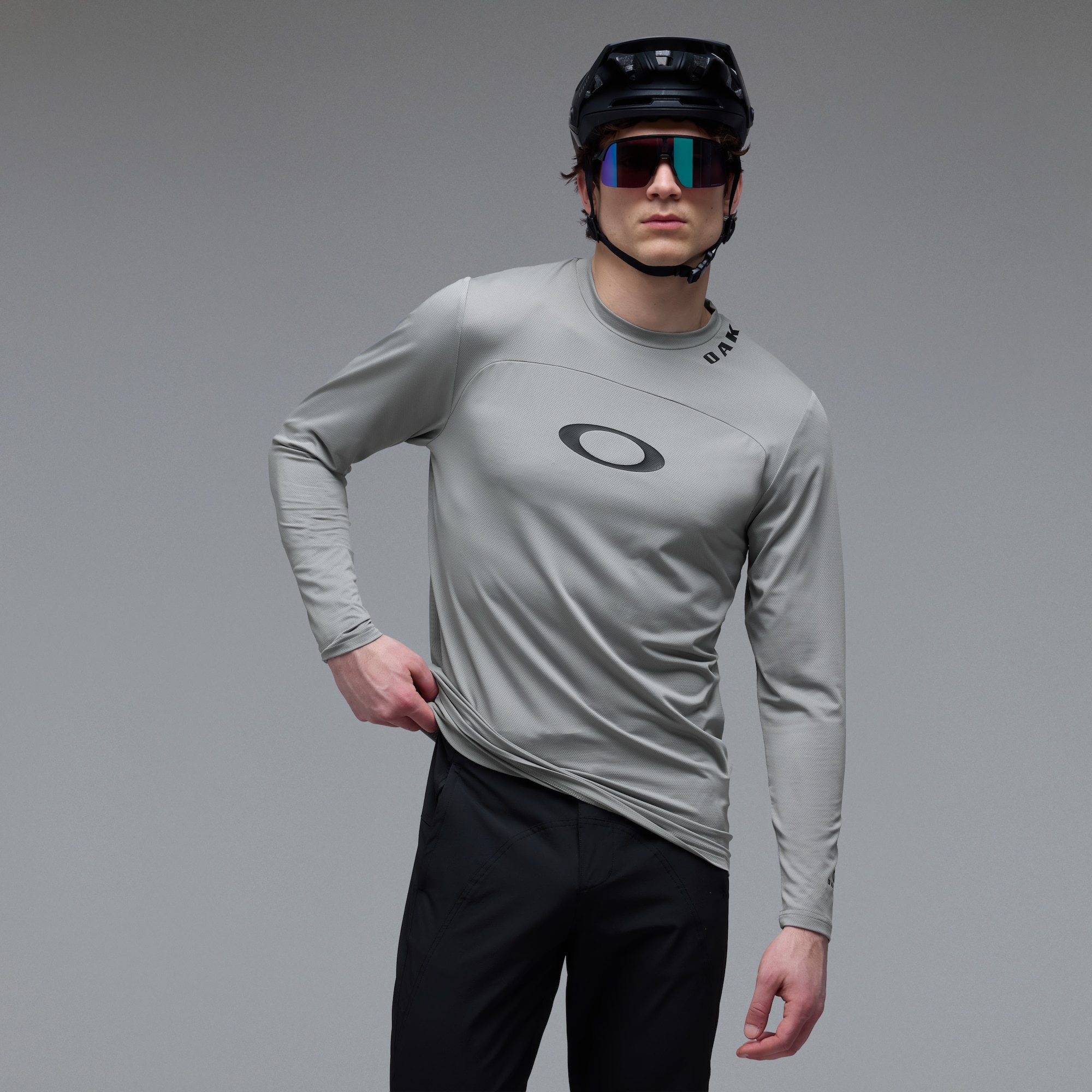 Oakley Free Ride Rc LS Jersey in Cement | Oakley® CA
