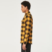 Bear Cozy Flannel - Amber Yellow/Black Check