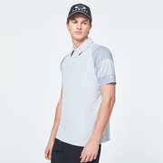 Dot Sleeves Polo - Lunar Rock
