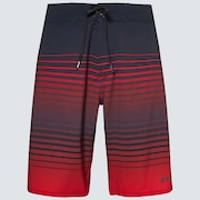 Fade Out 21" Rc Boardshort - Black/Red Stripes