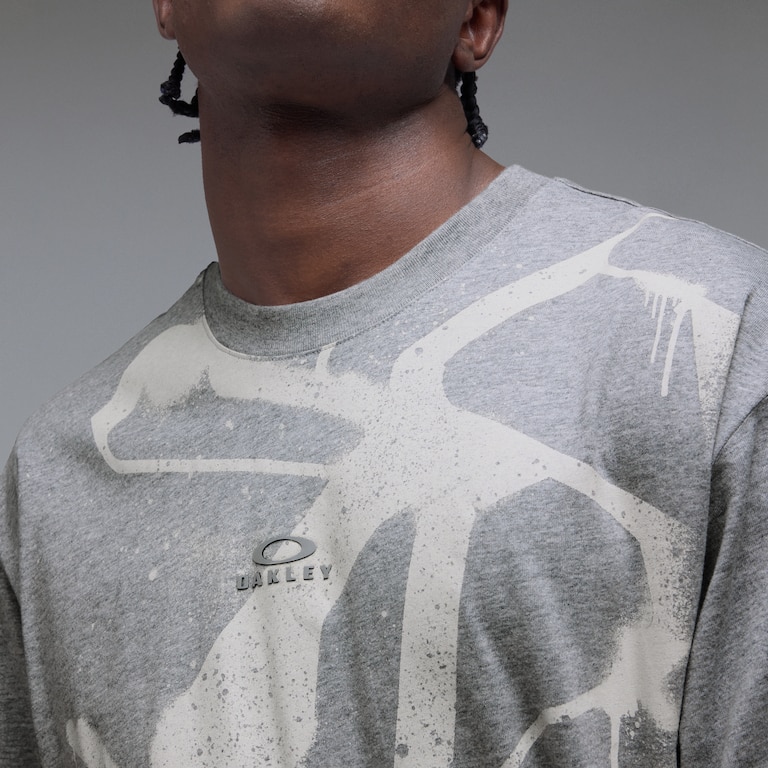 Graffiti Camo Tee - Cement Melange