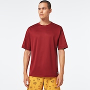 Swell Lf Uv Rashguard - Iron Red
