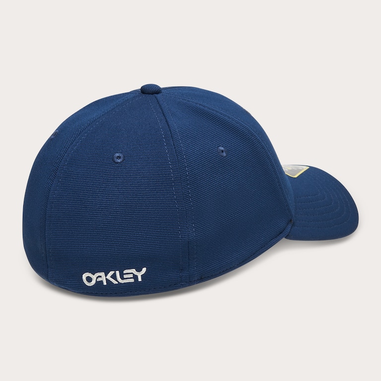 6 Panel Stretch Metallic Hat - Team Navy