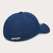 6 Panel Stretch Metallic Hat - Team Navy