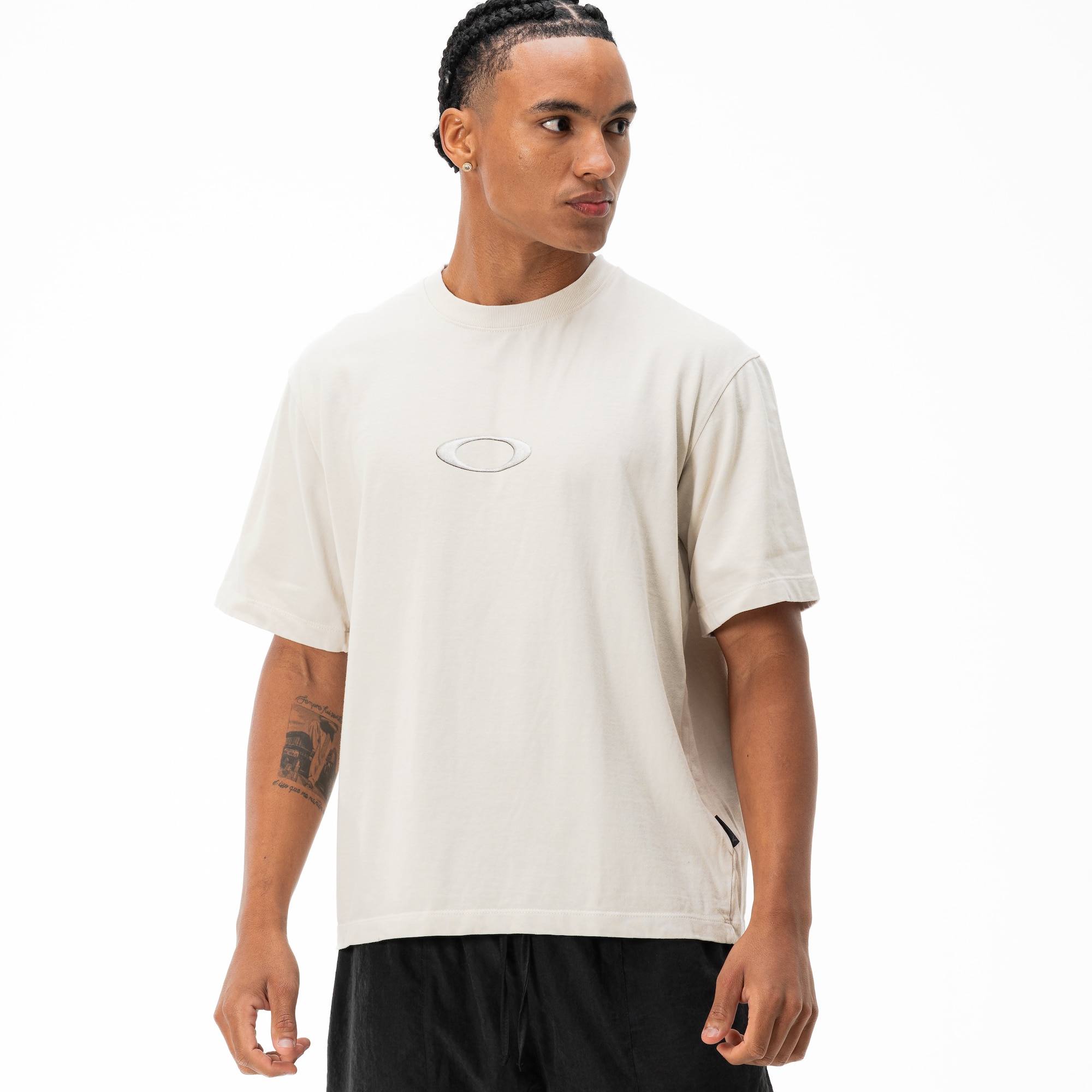 Oakley Camiseta Heritage Ellipse Metal em Mist | Oakley® BR