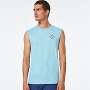 Palms B1B Tank - Bright Blue Heather