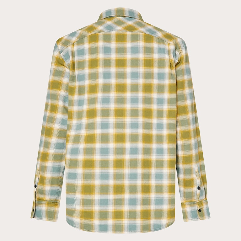 90s Plaid LS Shirt - Pacific/Mist/Sulfid Check