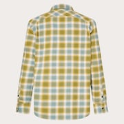 90s Plaid LS Shirt - Pacific/Mist/Sulfid Check