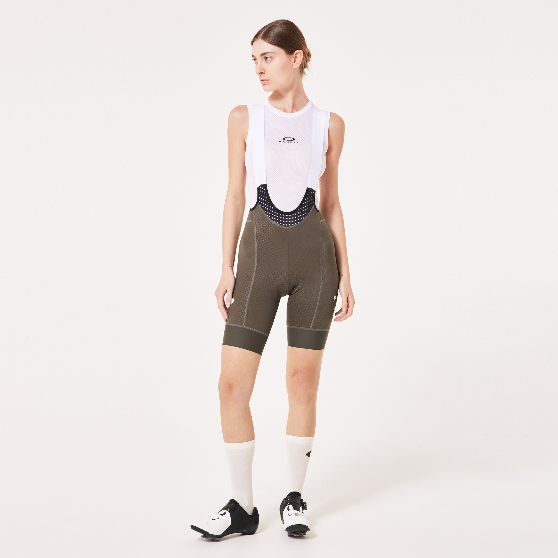 Oakley X Pas Normal Studios Women's Mechanism Bibs in Black Olive