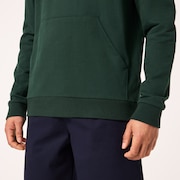 B1B Po Hoodie 2.0 - Hunter Green/Arctic White