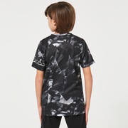 （子供用) Striking Qd S/S Tee Ytr 1.0 - Black Print