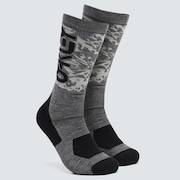Wanderlust Perf Socks - Grey Mountain Tie Dye Pt