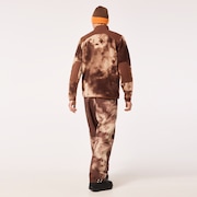 Tc Rykkinn Rc Fleece - Brown Clouds Print