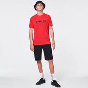 Burned B1B Logo Tee - Poppy Red