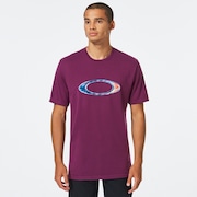 Marble Ellipse Tee - Dark Purple