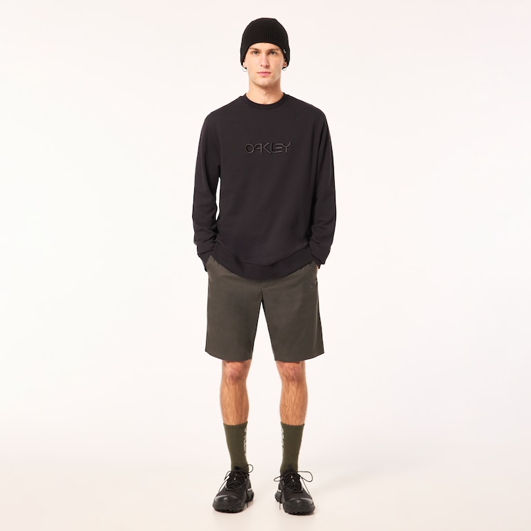 Embroidered B1B Crew Sweatshirt - Blackout