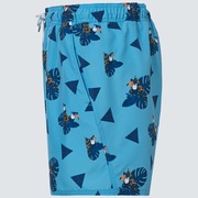 Toucan Tropics 16 Beach Short - Toucan Blue Aviator
