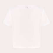 W Pursuit Crop Tee - White