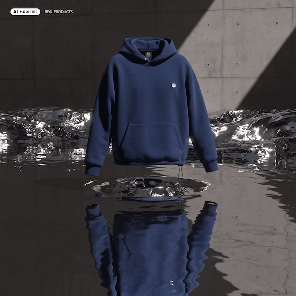 Hoodie Metallic Chest Coin