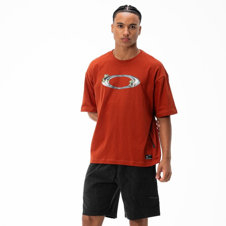 Oakley Jupiter'S Adventure SS Tee - Flame Red