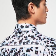 Skull Breathable Leopard Shirt - Mosaic Print