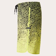 Session Rc 19" Boardshort - Gradient Crackle Black/Yellow