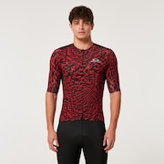 Endurance Dazzle Camo Jersey - Abstract Redline/Black