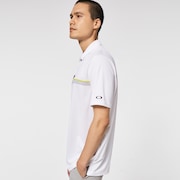 Oakley Hexsplit Stripe RC Polo - White
