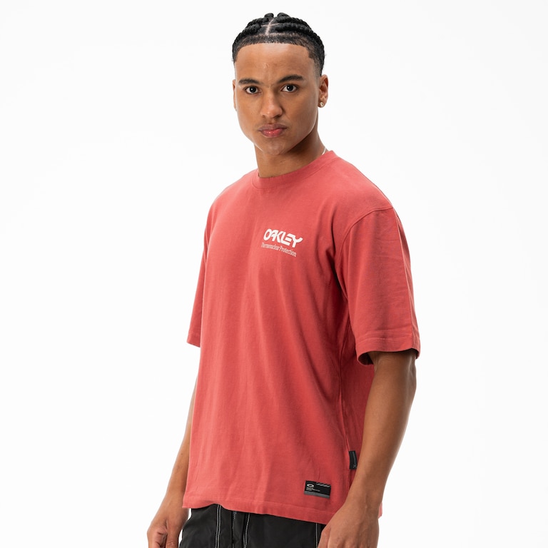 Oakley Thermonuclear Logo SS Tee - Rosewood