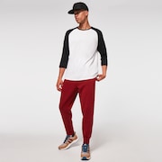Relax Raglan 3/4 Tee - Off White/Black