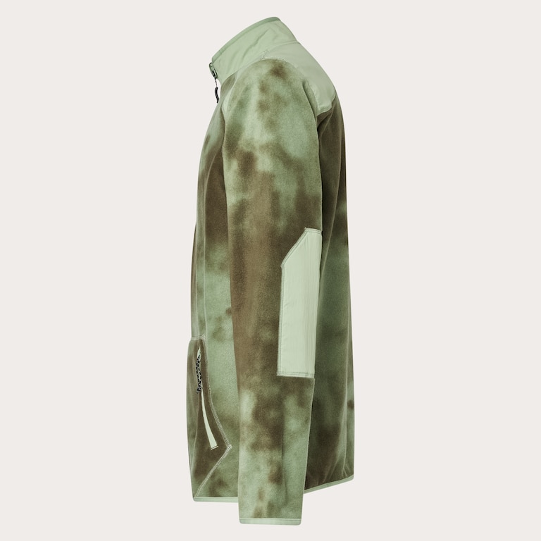 Tc Rykkinn Rc Fleece - Green Clouds Print
