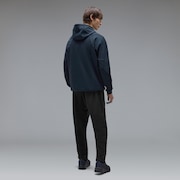 Striking Matelasse Hoodie - Fathom