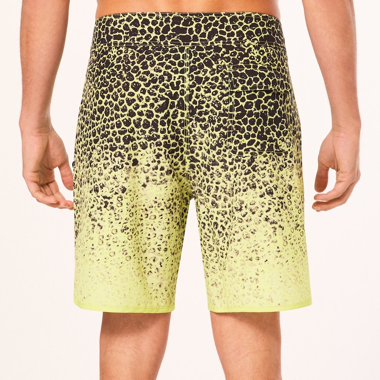 Session Rc 19" Boardshort - Gradient Crackle Black/Yellow