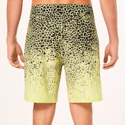 Session Rc 19" Boardshort - Gradient Crackle Black/Yellow