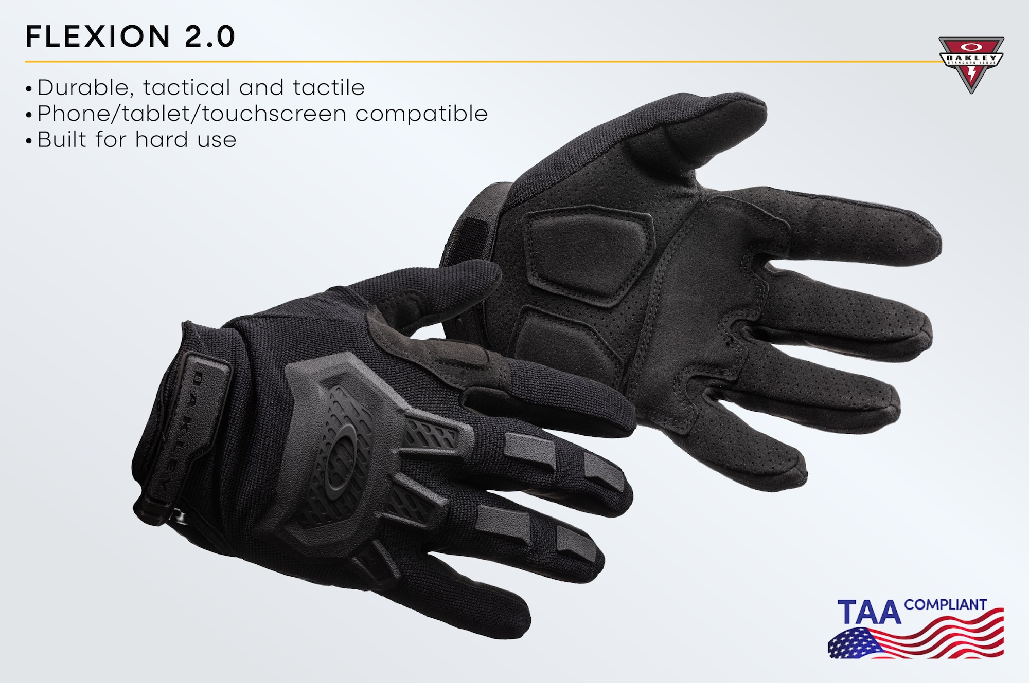 【OAKLEY】タクティカルグローブ sizeS Oakley Flexion 2.0 Glove in Black | Oakley® US