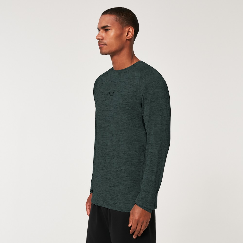 Oakley O Fit Rc LS Tee in Hunter Green Heather | Oakley