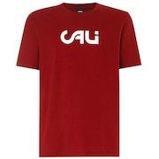 Cali Big Logo Short Sleeve - Iron Red