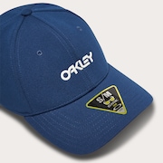 6 Panel Stretch Metallic Hat - Team Navy